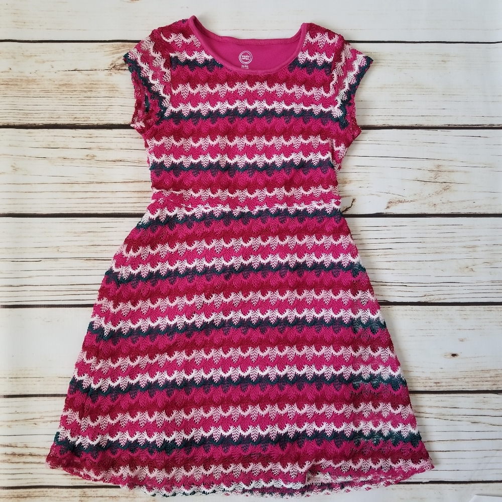 Wonder Nation Girls Dress Crochet size XL